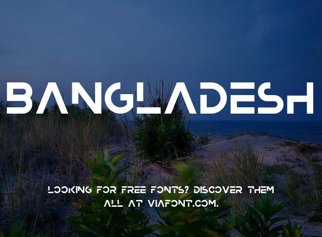 Bangladesh Font