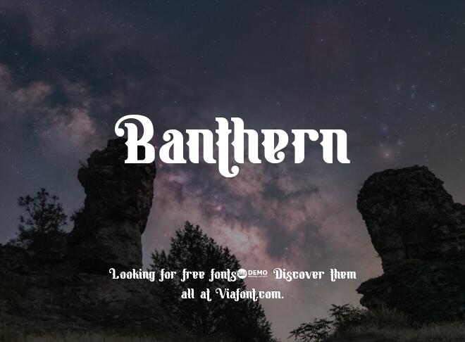 Banthern Font