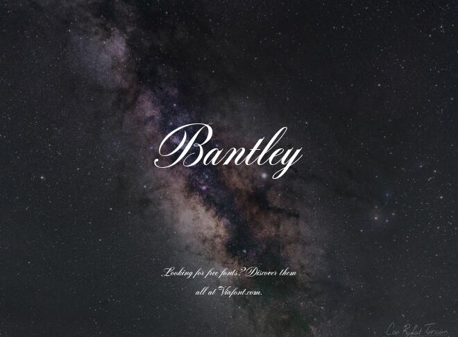 Bantley Font
