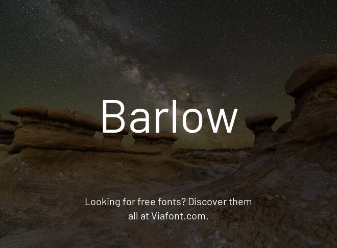 Barlow Font