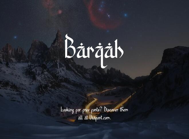 Barqah Font