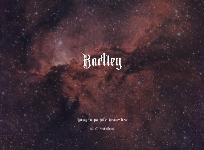Bartley Font