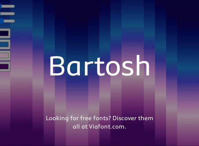 Bartosh Font