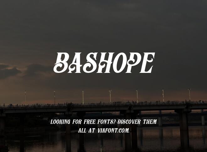 Bashope Font