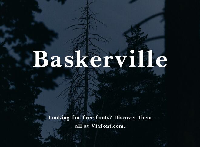 Baskerville Font