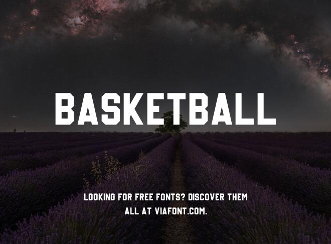 Basketball Font