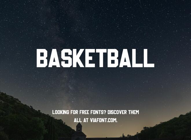 Basketball Font