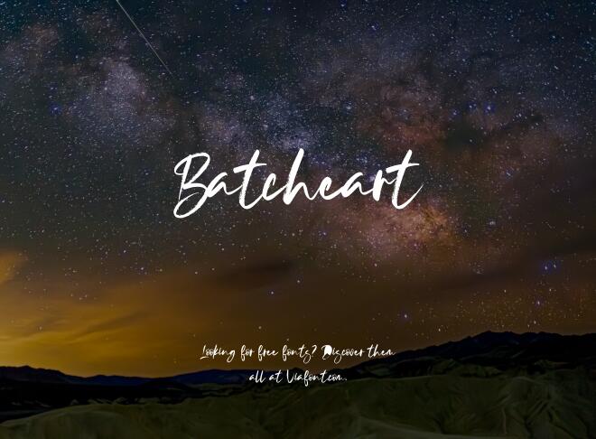 Batcheart Font