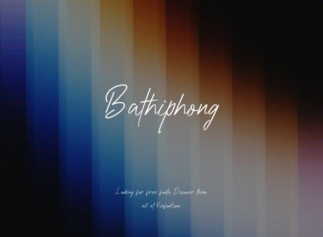 Bathiphong Font