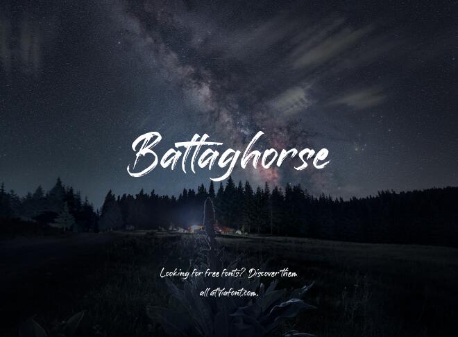 Battaghorse Font