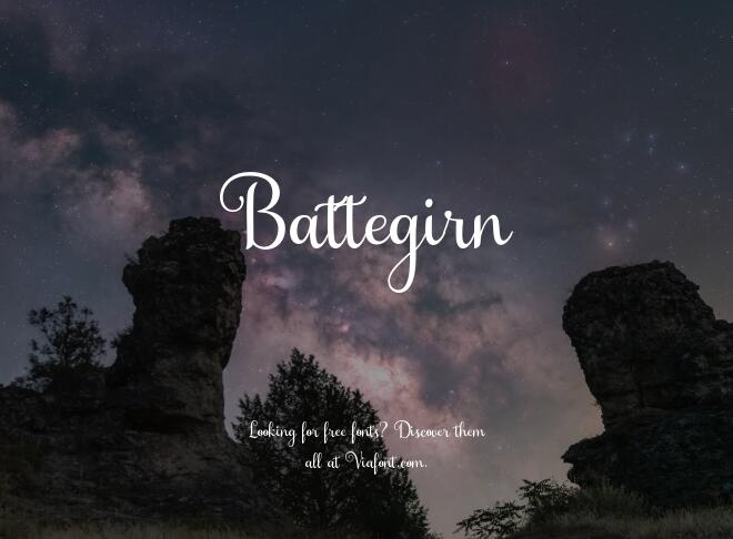 Battegirn Font