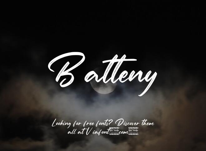 Batteny Font
