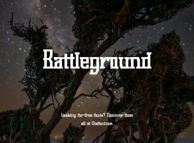 Battleground Font