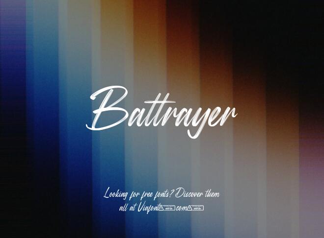 Battrayer Font