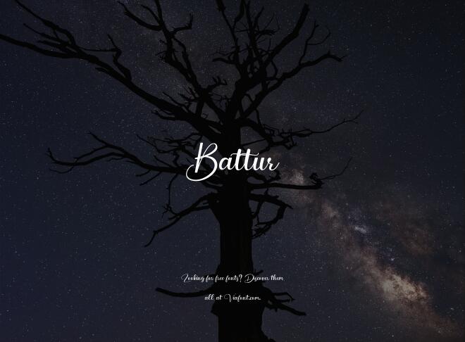 Battur Font