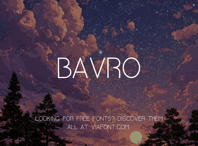 Bavro Font