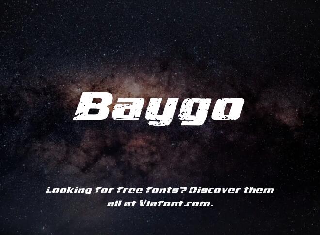 Baygo Font