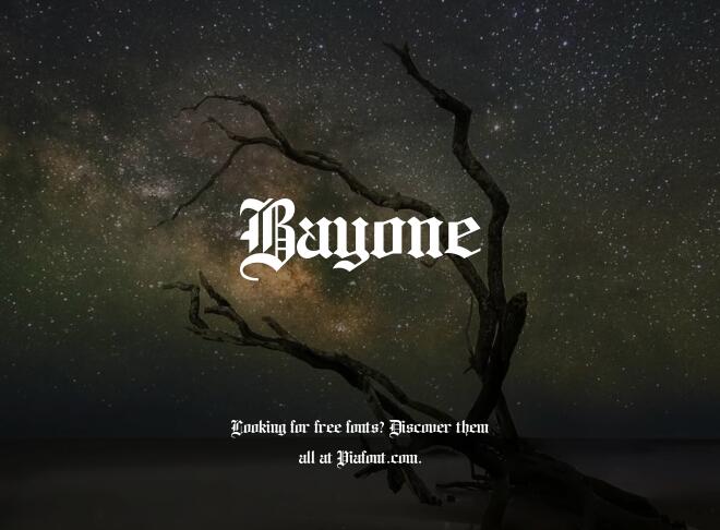 Bayone Font