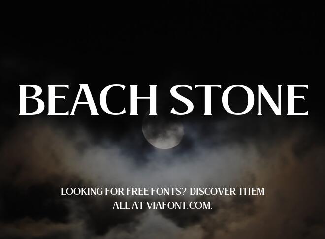 Beach Stone Font