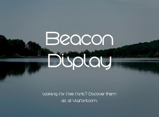 Beacon Display Font
