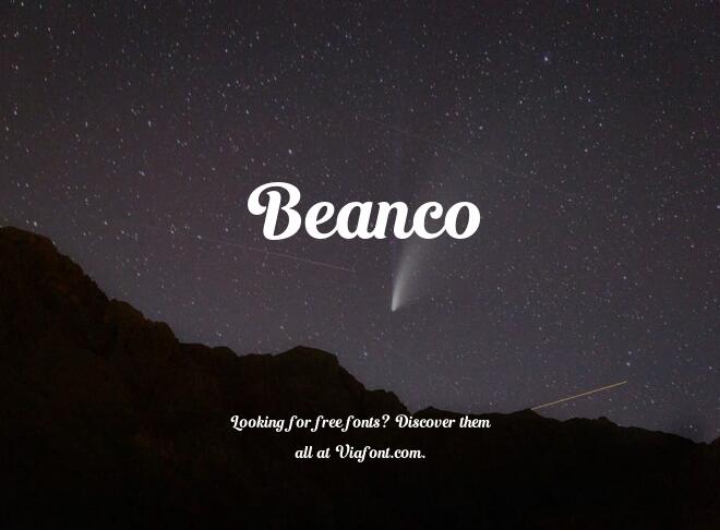 Beanco Font