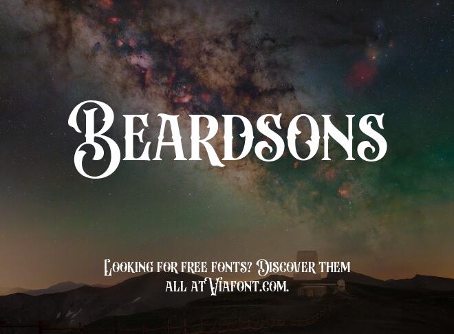 Beardsons Font