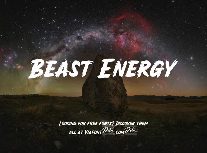 Beast Energy Font