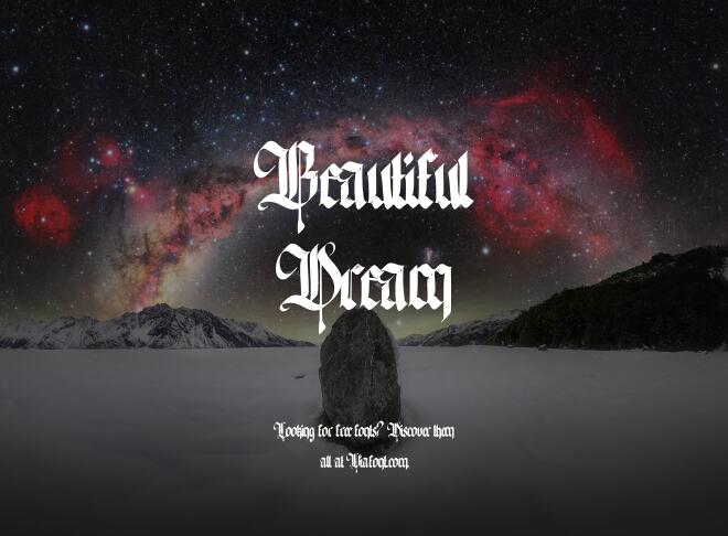 Beautiful Dream Font
