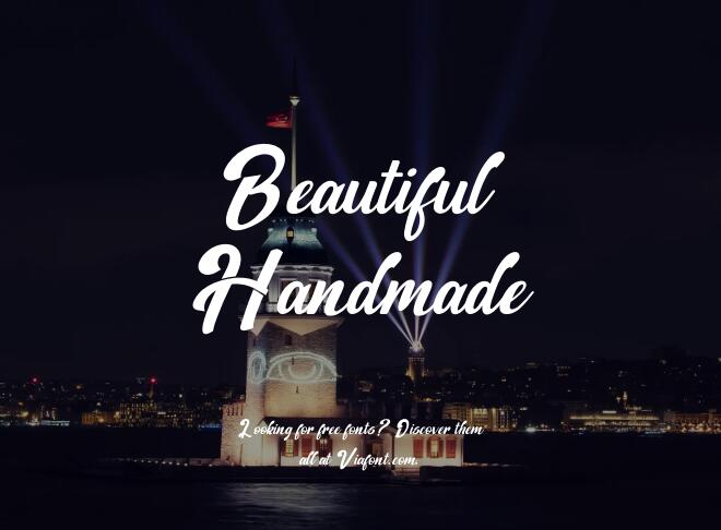 Beautiful Handmade Font