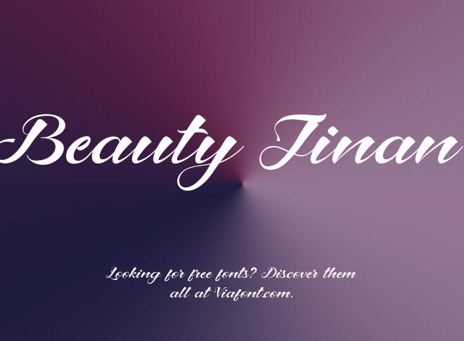 Beauty Jinan Font