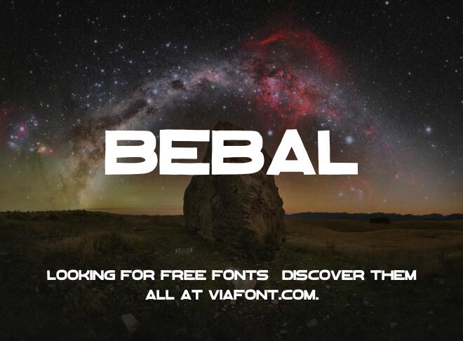 Bebal Font