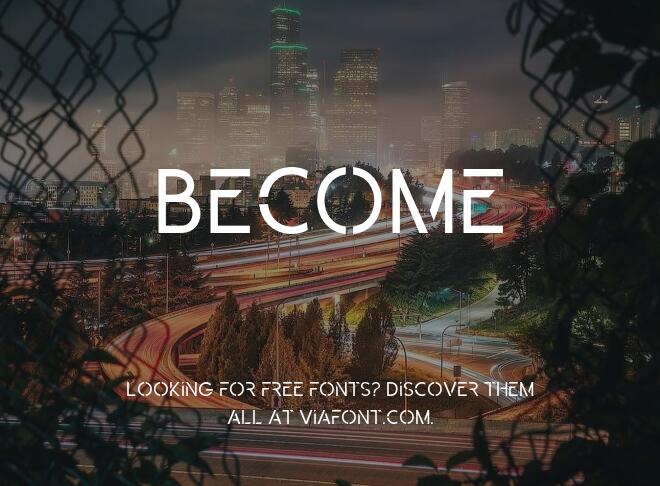 Become Font