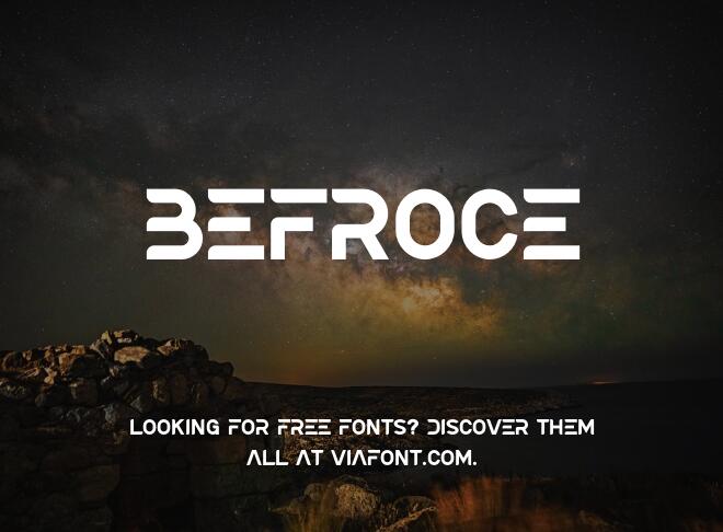 Befroce Font