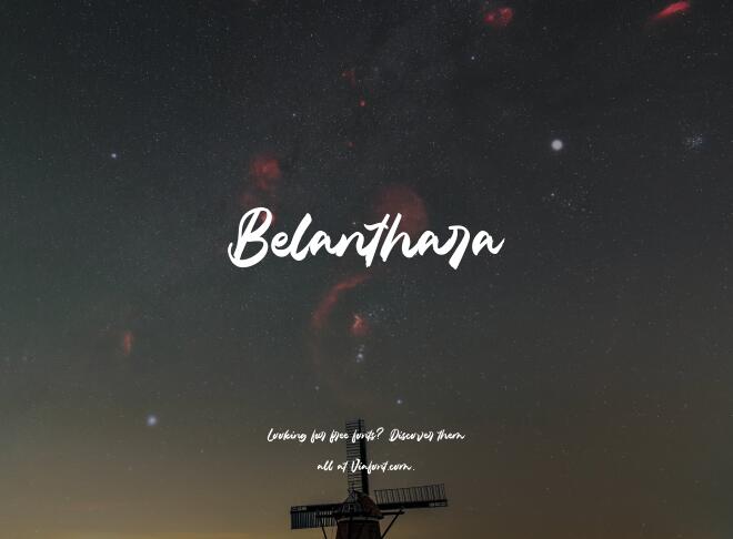 Belanthara Font