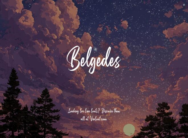 Belgedes Font