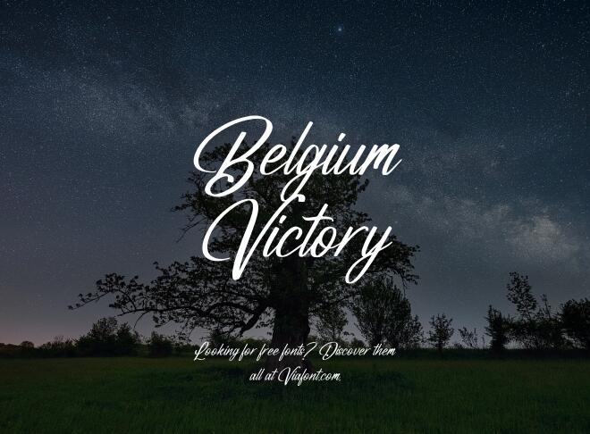 Belgium Victory Font