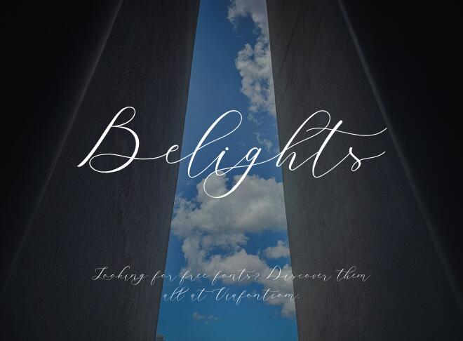 Belights Font