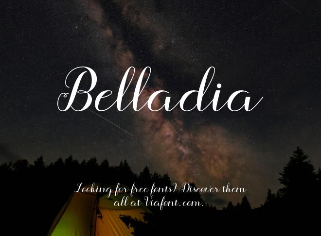 Belladia Font