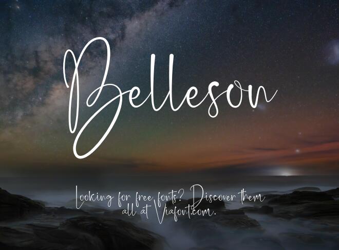 Belleson Font