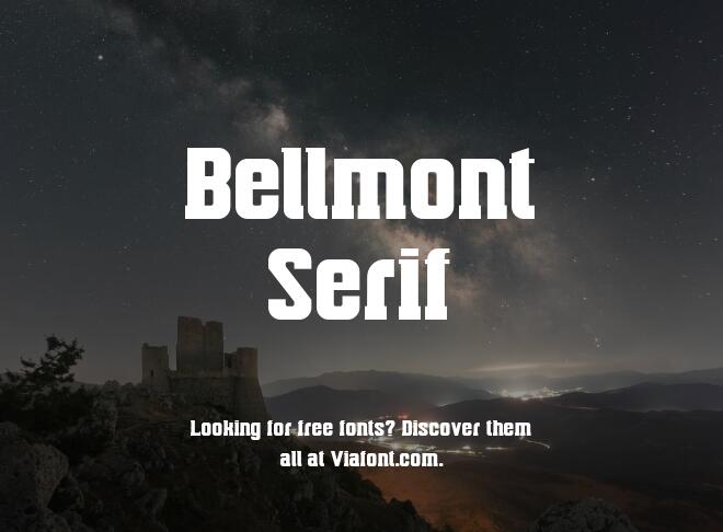 Bellmont Serif Font