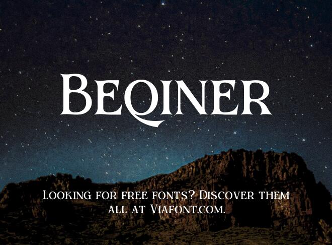 Beqiner Font
