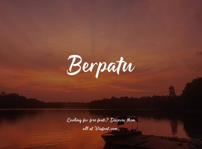 Berpatu Font