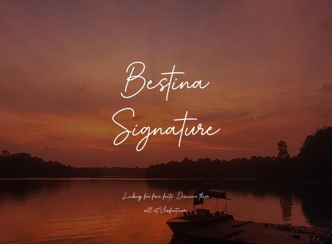 Bestina Signature Font