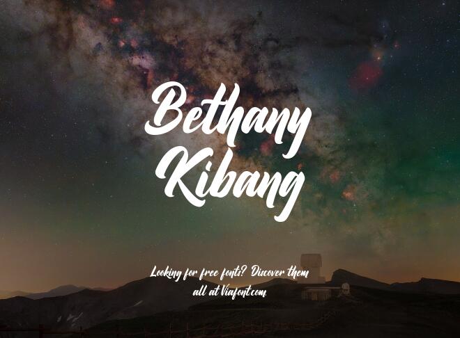 Bethany Kibang Font