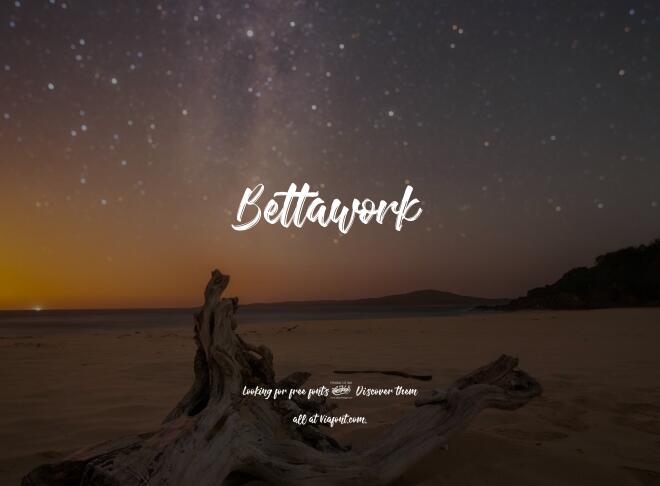 Bettawork Font