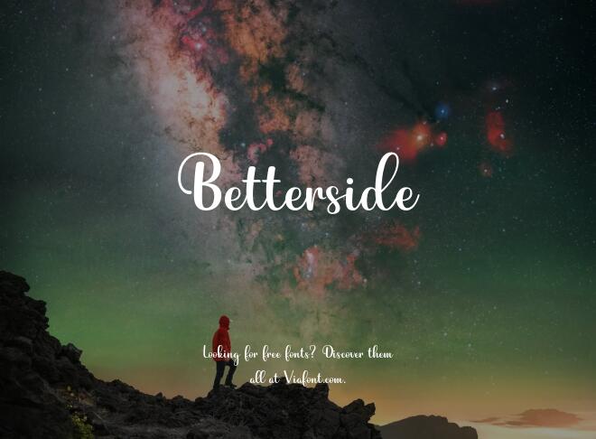 Betterside Font