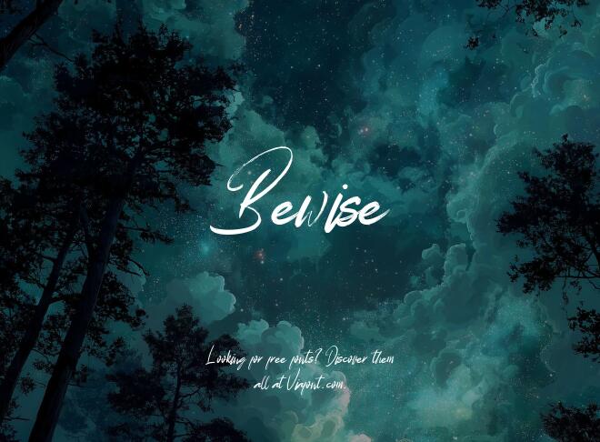 Bewise Font