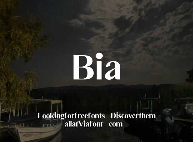 Bia Font