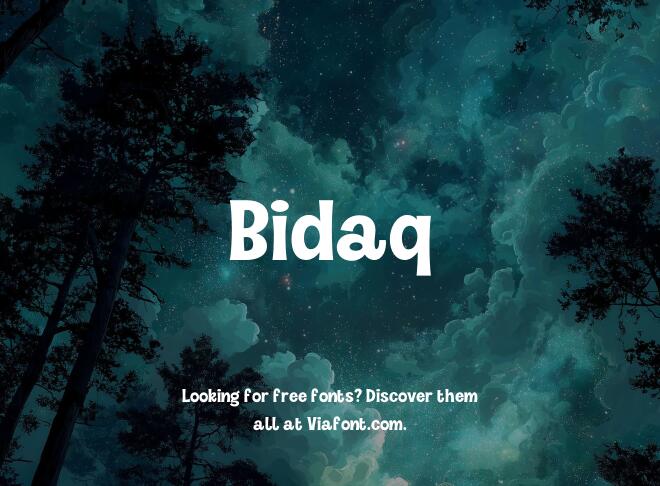 Bidaq Font