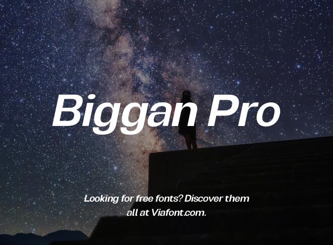Biggan Pro Font